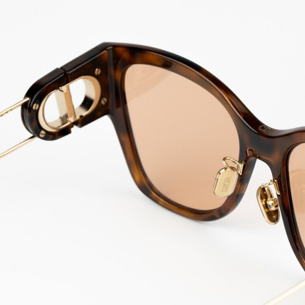 NEW Dior 30MONTAIGNE B2U CD40082U 53Y 26L0 Havana Brown Sunglasses - Picture 9 of 14